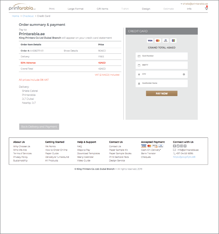 How To Order Online - Check order summary, and pay