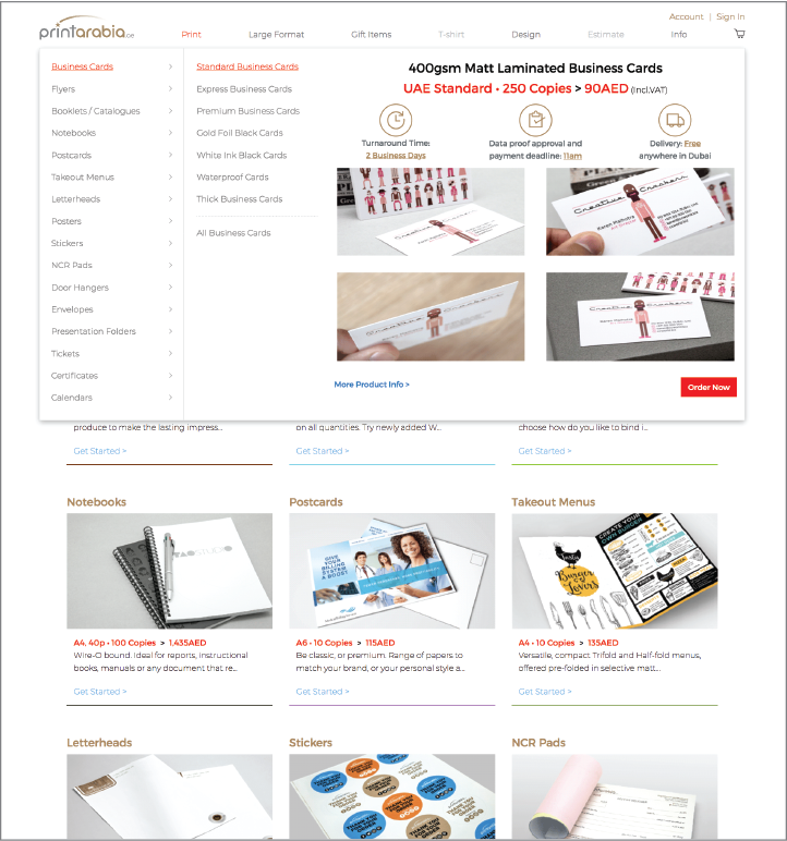 How To Order Online - Select your desired product