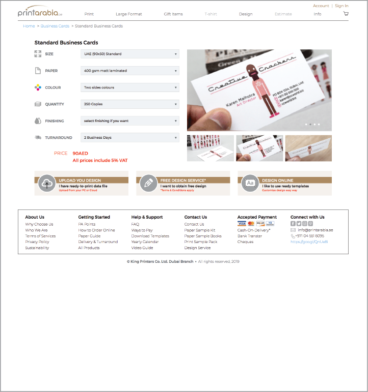How To Order Online - Configure your selection