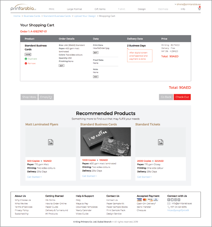How To Order Online - Check order info, and checkout