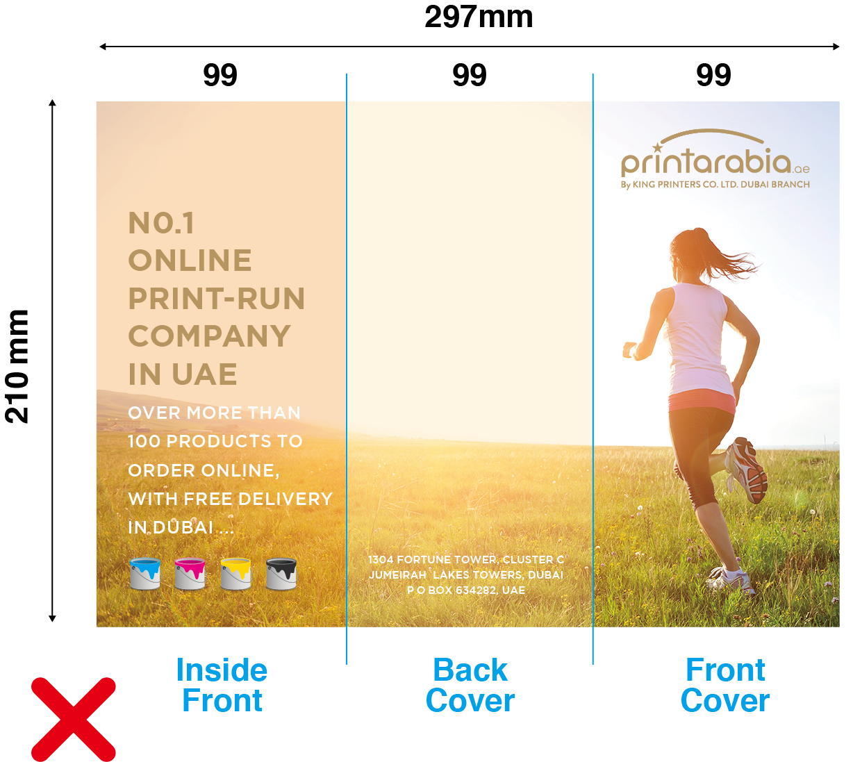 Designing for Folds - Cross Trifold Pamphlet