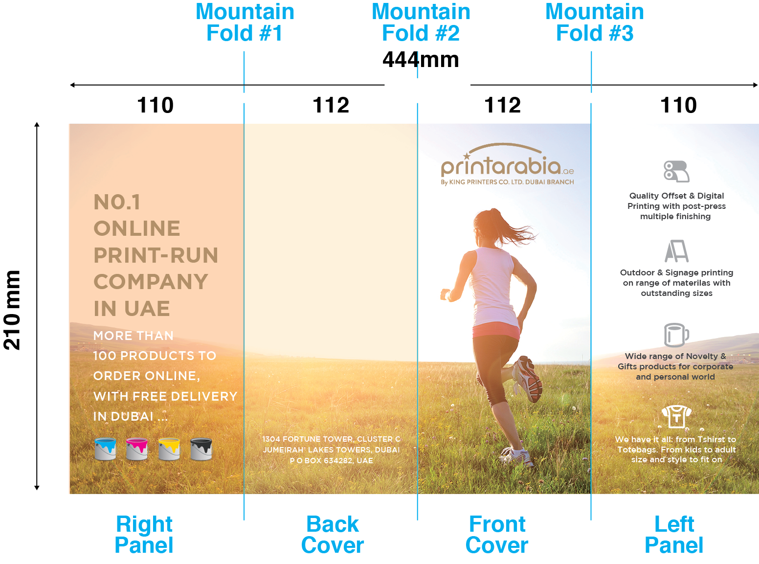 Designing for Folds - Setting up a Gatefold Pamphlet 01 Image